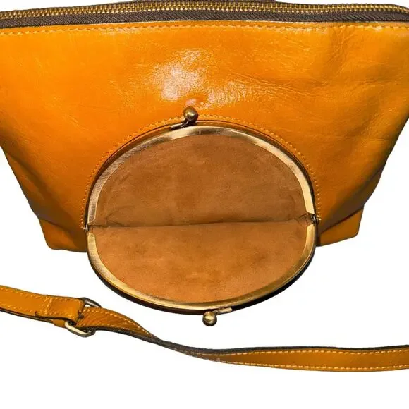 Patricia Nash Avellino Kisslock Leather Crossbody Purse - Picture 6 of 9
